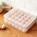 CWDRDX Egg Holder for Refrigerator Deviled Egg with Lid Fridge Egg Storage Stackable Plastic Egg Containers 24 Egg - Buy Online on GoSupps.com