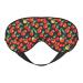 Tomatoes Sleep Mask Double-Sided Eye Mask Soft Adjustable Sleeping Eye Covers for Sleeping Perfect Shading Reduce Eye Edema