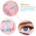 Didiseaon Mascara Brush Eyelash Brush Eyeliner Shaping Tool Eyeliner Stencils Multipurpose Storage Tool Woman 15X5.7CM Pink - Buy Online on GoSupps.com