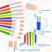 Kids Paint Brushes Set - Anezus 30 Bulk Children Paint Brushes with Jumbo Round and Large Flat Brushes - Buy Online on GoSupps.com