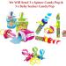6 x Mixed Candy Lollipops - Spiner Candy Lollipop Baby Sucker Lollipop & Powder - Buy Online on GoSupps.com