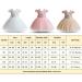 NNJXD Baby Girl Dress Tutu Birthday Party Gown 6-12 Months - White 2007 - Buy Online on GoSupps.com