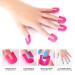 26-Piece Nail Polish Template Set with 5 Reusable Nail Protection Shields - Anti-Spill Manicure Tools for Perfect Fingernails | International Shipping Available - Buy Online on GoSupps.com