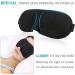 Adjustable 3D Contoured Eye Mask for Sleeping | Light Block, Shift Work, Naps | Night Blindfold Eyeshade for Men and Women | Soft, Full Night's Sleep | Any Color Pink - Buy Online on GoSupps.com