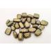 Sharvgun Lot de 25 pierres runiques en pyrite dor e avec tableau en bois MDF runique grav lettrage symbolique pa en velours noir/rouge pochette incluse bo te cadeau