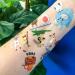 Safari Adventure Variety Set - 25 Premium Waterproof Metallic Kids Temporary Tattoos | Animal Party Foil Gold/Silver/Black Flash Tattoos - Buy Online on GoSupps.com