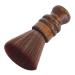 Angoily 1pc Hair Brush Neck Duster Shaving Saop Brush Cleaning Sponges Barber Face Sponge Hair Cutting Brush Neck Cleaning Tool Broken Hairbrush Wood Handle Comfortable Dust Brush