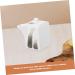 ABOOFAN Ceramic Sauce Vinegar Pot Vinegar Pouring Bottle Vinegar Canister Vintage Soy Sauce Dispenser Dressing Dispenser Bottle Shoyu Soy Sauce Bottle Sauce Jar Ceramics White Mini Oil 9.2X7.5X6CM White - Buy Online on GoSupps.com