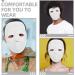 Imikeya DIY Empty Full Face Mask - 2 Paintable White Masks for Masquerade Carnival & Halloween Costumes - Buy Online on GoSupps.com