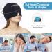 NEWGO Headache Relief Hat - Migraine Ice Cap for Tension, Sinus Pressure, Puffy Eyes - Cooling Gel & Compression - Black - Buy Online on GoSupps.com