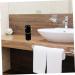 Travel Toothbrush Cup Set - Portable Gilded Mouthwash & Toothpaste Holder - Black 20x7.5CM for International Shipping - Buy Online on GoSupps.com