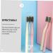 Biodegradable Adult Toothbrush Set | Minkissy 6-Pack Harthaar & Charcoal Brushes - Eco-Friendly Oral Care - Buy Online on GoSupps.com