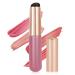 Simfree Lip Brush Lip Makeup Brush Lip brush silicone Concealer Brush under Eye Reusable Lipstick Brush Lip Applicator for Lip Gloss Lip Oil Lip Balm Lip Mask Silicone Lip Brush with Tube Protector