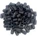 DGO 500 pcs Black Silicone Cord Locks Elastic Adjustment Buckle Stopper Clips - Soft Silicone Cord Lock Stops - Buy Online on GoSupps.com