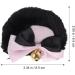 KALLORY 1 Pair Bear Ear Hair Clip Headband Hair Clips Hair Clip for Women Hair Bows Miss Lolita Hand Made Black Pink - Buy Online on GoSupps.com