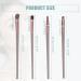 Buy VOCOSTE 4pcs Makeup Brush Set - Face Concealer Eyeshadow Smudger & Highlighter Brush | Eco-Friendly Wooden Handles - Buy Online on GoSupps.com