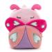 Cute Toddler Backpack Toddler Bag Plush Animal Cartoon Mini Travel Bag for Baby Girl Boy 2-6 Years(Pink Butterfly)