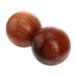Beavorty 2st handball massage fitness ball gymnastics ball handle force trainer exercise role stress balls for adult stressball hand training ball made of wood round massage balls handy