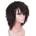 HANNE Short Dreadlock Wig | Afro Curly Synthetic Wig for Black Women and Men (1B/30) - Buy Online on GoSupps.com