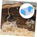 INOOMP 2 Pcs Hamster Toilet Hamster Bathroom Hamster Supplies Small Pet Toilet Hamster Pee Training PVC 15x10cmx2pcs Bluex2pcs - Buy Online on GoSupps.com
