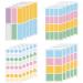 310 Pcs Waterproof Removable Labels  Daycare Bottles Adhesive Name Label Stickers for Water Bottles Mason Jar Storage Containers Home School Supplies 4 Size 310