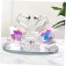 1pc Nail Art Crystal Cup Dapping Dish for Nails Dappen Nail Care Tools Manicure Glass Cup Nail Powder Mixing Cup Nail Art with Cap Glass Dapping Acrylic Crystal Dish - Buy Online on GoSupps.com