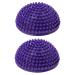 Fomiyes 2st Durian-ball body massage gear Muscola balls Massage roller muscle-relaxing massage device Neck massager Massage device for at home Tools deep leg roll Violet PVC 16x16x2Pcs Lilax2Stk