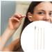 Earwax Cleaner Tool Set - Silver Needle Silk Major Earwax Removal Stick - 2 Sets, 18.5x0.5cm - Ear Picking Tool - Buy Online on GoSupps.com