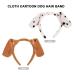 Valiclud Dalmatian Brown Rabbit Ears Headband - Cute Cartoon Dog Ears for Pet Parties & Christmas Costumes - Buy Online on GoSupps.com