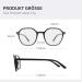 ZENOTTIC Blue Light Blocking Glasses - Hexagonal Frames for Men & Women | Anti Blue Ray Computer Glasses - Black 2.5x - Buy Online on GoSupps.com