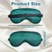 ELANE Silk Sleep Mask - 6 Pcs Set for Women, Light Blocking Eye Mask for Sleeping, Travel, and Relaxation - Buy Online on GoSupps.com