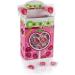 Pack of 200 Cherry Heart Dummy - Tongue Color - Candy Lollipop with Stick - Gluten Free - Buy Online on GoSupps.com