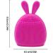 Soft Silicone Face Scrubber - Soft Silicone Face Scrubber Face Exfoliator Brush - Face Brushes for Cleansing Manual Face Scrub Clean Brush Cute Rabbit Ears Shape for Women Men Coatuiyo - Buy Online on GoSupps.com