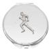 Male Runner Compact Mirror Handbag Gift With Free Engraving 226
