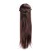 Hairdresser Shop Window Doll Head - Dark Brown Hair Braiding Practice Tool for Beauty Schools & Salons - Buy Online on GoSupps.com