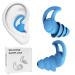 Ear Plugs for Sleeping Noise Cancelling Soft Silicone Reusable Silicone Ear Plugs for Sleep Work Study Swimming Concerts Noise Reduction Comfortable Hearing Protection (Blue)