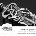 Lurrose 2pcs Celtic Hair Clip - Vintage Silver Hairpins | Retro Hair Accessories for Women & Ladies - Buy Online on GoSupps.com