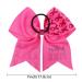 Set of 4 Subesty 7Large Breast Cancer Awareness Girls Cheerleader Hair Bows - Elastic Ponytail Holders for Cheerleader Girls - Ribbon Cheerleader Hair Bow Set - Buy Online on GoSupps.com