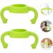 ibasenice 2 pcs Silicone Bottle Handle Handle Feeding Bottle Milk Bottle Handle for Milk Bottle Holder Bottle Handle Soft Handle Bottle Holder Grip - Buy Online on GoSupps.com