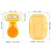 5-Blade Mini Razors for Women with Handle, Refills & Case - Portable & Travel-Friendly Orange Women's Razor for Smooth Shave - Buy Online on GoSupps.com
