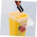 Razor Disposal Mini-Shaver Waste Bucket - Small Plastic Container for Blade Storage | Auto Katzentoilette Yellow 15.4x9.5cm | Buy Internationally - Buy Online on GoSupps.com