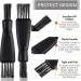 Antetics 10-Piece Electric Double-Sided Shaving Brush Cleaning Set - Nylon Bristle & PP Handle for Men | International Shipping Available - Buy Online on GoSupps.com