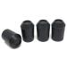fiXte Replacement Walking Stick Cane Crutch Hiking Pole Rubber End Ferrule Black 22mm (4)