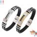Titanium Lympunclog Wristband Therapeutic Lympunclog Titanium Wristband Pro Titanium Therapy Bracelet Iontitan Vitalityboost Wristband for Men and Women (2pcs a)