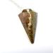 Unakite Crystal Pendulum for Divination Healing and Chakra Balancing - Handcrafted Dowsing Tool with Silver Chain - Spiritual Insights with Unakite Gemstone - Buy Online on GoSupps.com