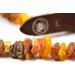 Premium Baltic Amber Dog & Cat Flea Collar - Elegance Tick Protection with Leather Clasp (20-25 cm) - Buy Online on GoSupps.com