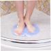 Muzrunq Shower Foot Back Scrubber Massage Pad - Non-Slip Suction Cups, Softer Bristles Bath Cushion (Blue) - Buy Online on GoSupps.com
