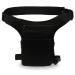 Ahr Quality leg bag motorcycle hip pocket men women Multi-bag leg bag Tactical pocket tactical belt bag Outdoor tool bag Bicycle Multifunctional pocket for hiking (pure black)