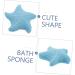 HAPINARY Bath Artifact Shower Body Scrubber Body Wash Scrubber Sea Star Bath Sponge Shower Sponge Decorative Bath Sponge Body Sponge Scrubber Body Exfoliating Sponge Cute Bath Sponge - Buy Online on GoSupps.com