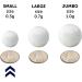 Decorrack Small Cotton Balls | 100% Natural & Soft | Multi-Purpose for Makeup Nail Polish Removal & Household Use - Buy Online on GoSupps.com